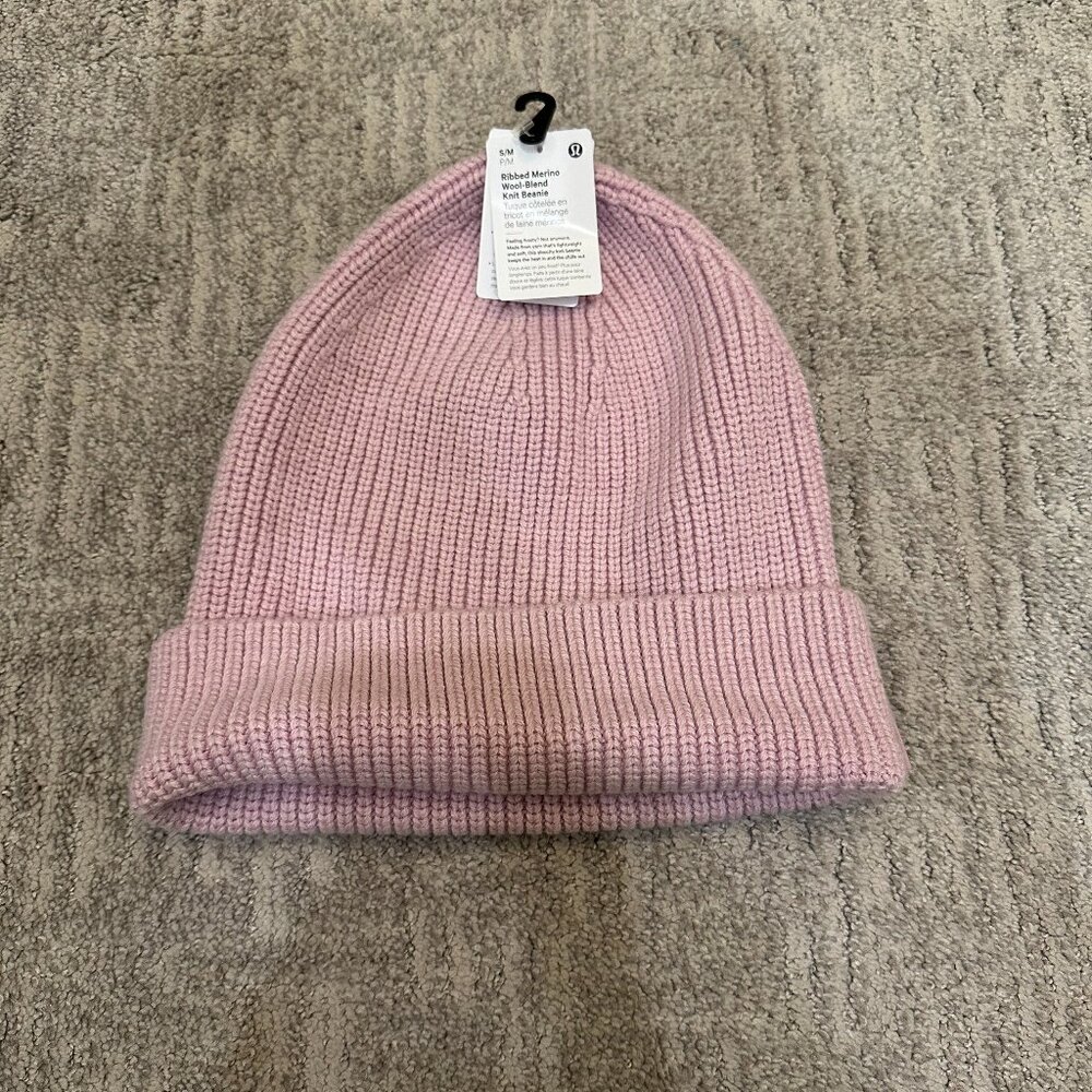 NEW Pink lululemon Beanie